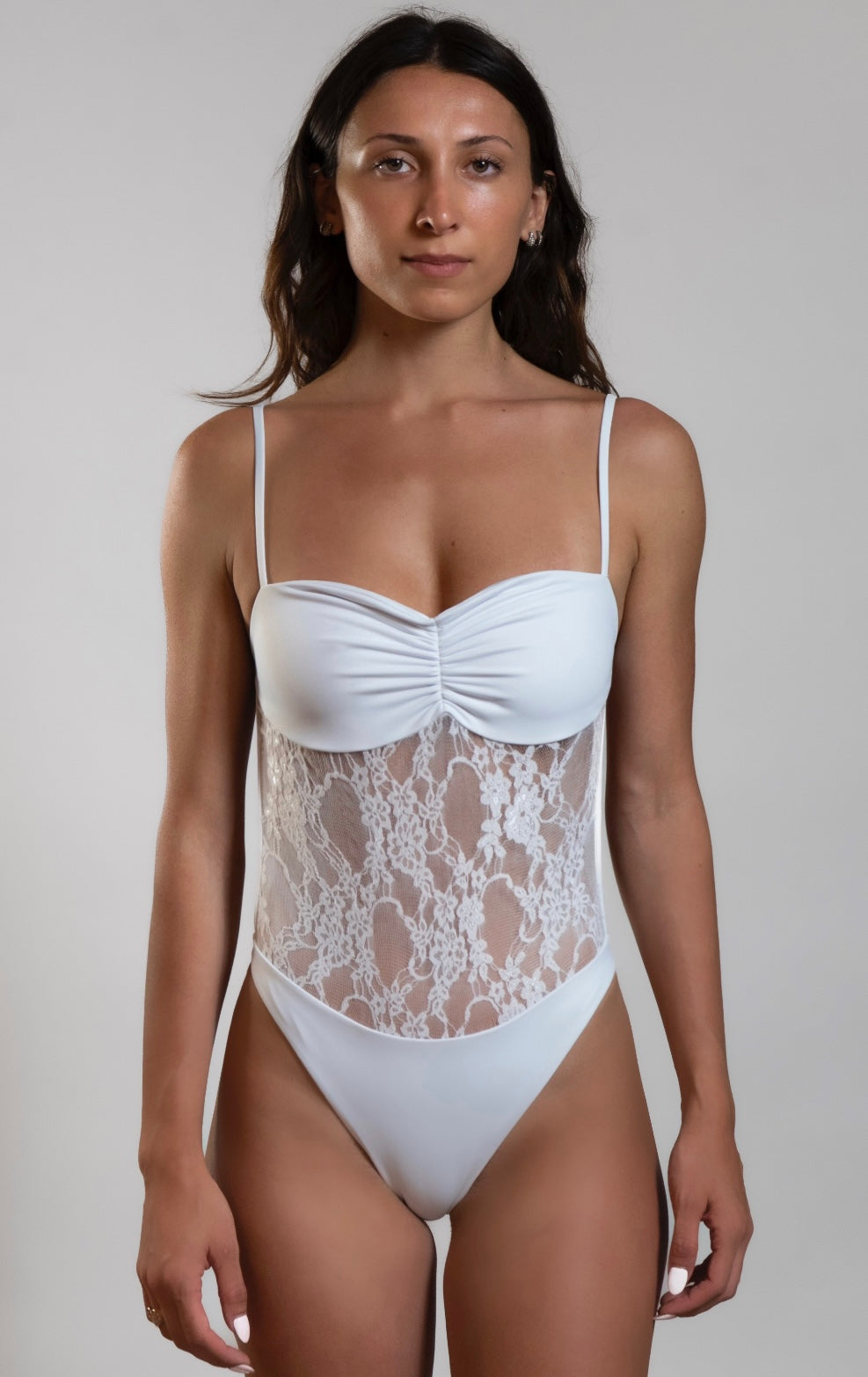 Open Back Lace One Piece