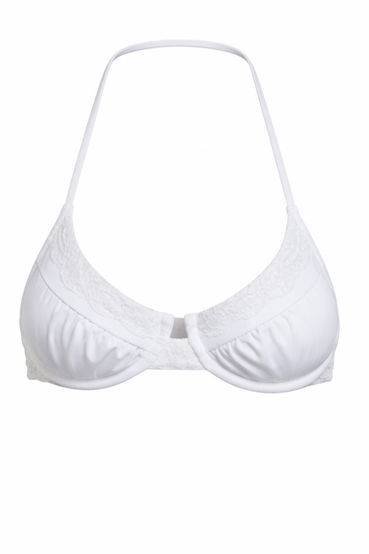 Lace Halter Bikini Top